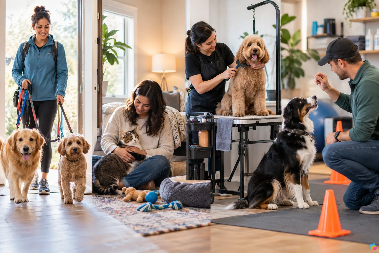 Pet Care Services Explained: Sitters, Walkers, Groomers, and Trainers